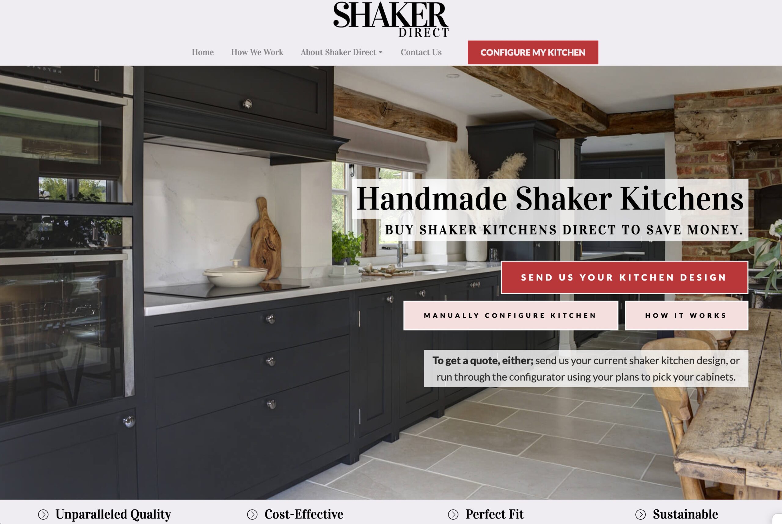 Shaker Direct website